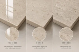 Polished, Honed or Brushed? How to Choose the Right Stone Finish
